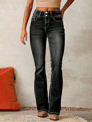 Tierra High Waisted Skinny Jeans with Zipper Detail