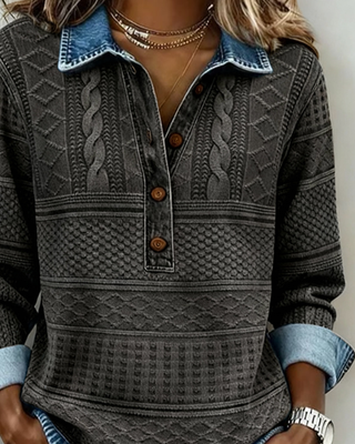 Level Modern Half-Button Sweater