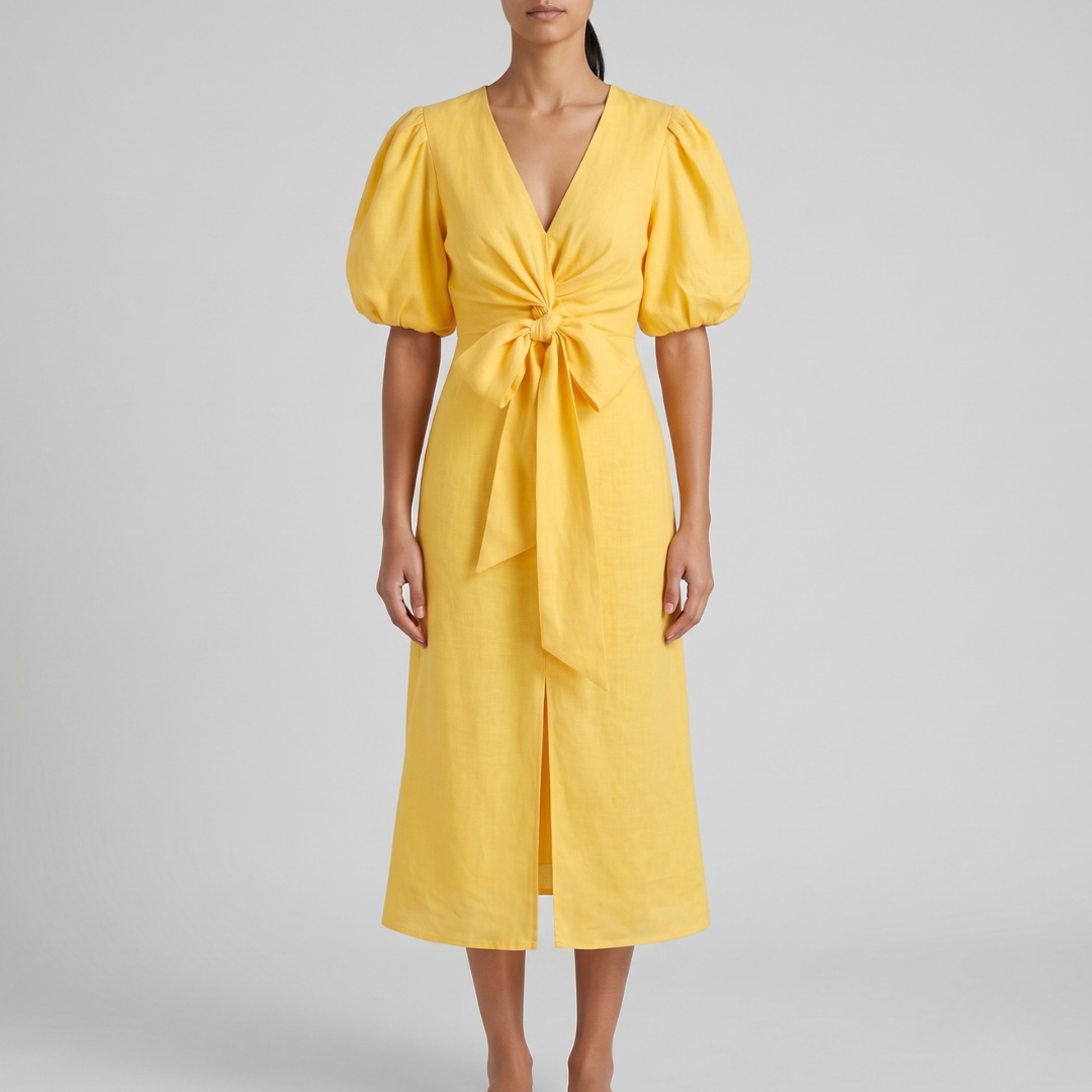 Siena V-Neck Sleeve Dress