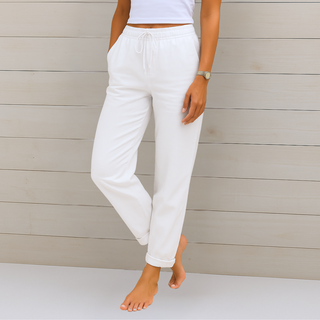 Adrianna Premium Linen Stretch Trousers