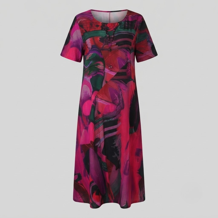 Heather Comfortable Floral Dress