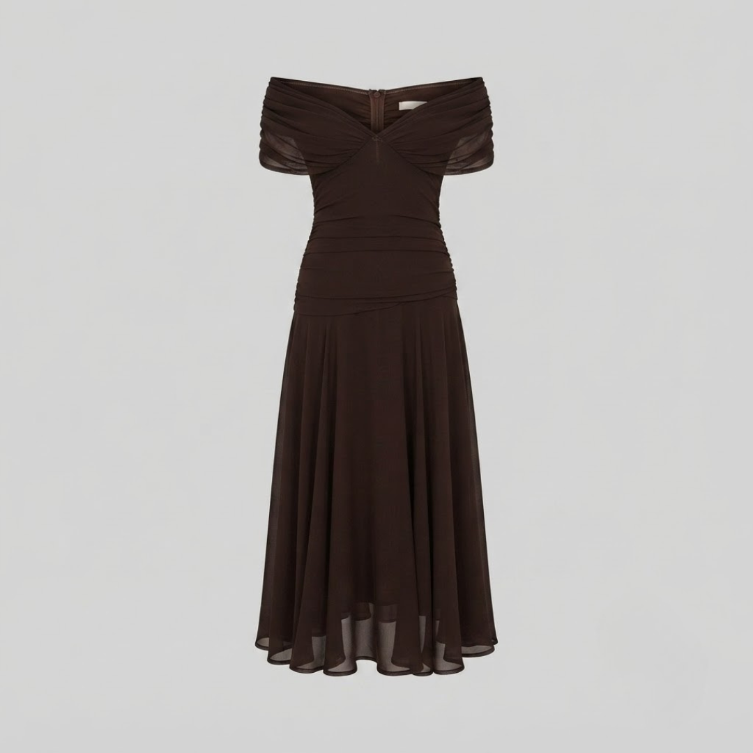 Orianna Elegant Mesh Dress