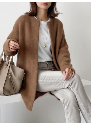 Charlotte Long Cashmere Cardigan