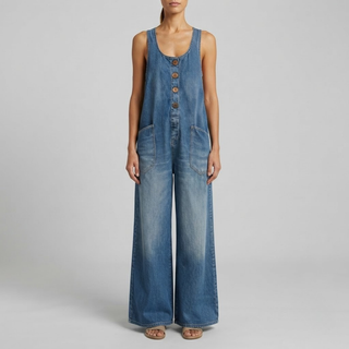 Jessica Denim Overall Jumpsuit