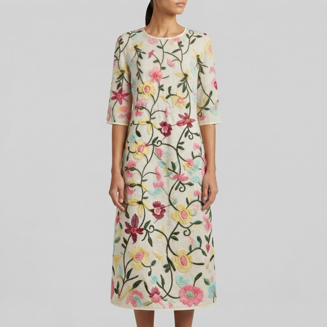 Anastasia Floral Pattern Dress