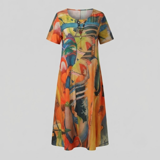 Heather Comfortable Floral Dress