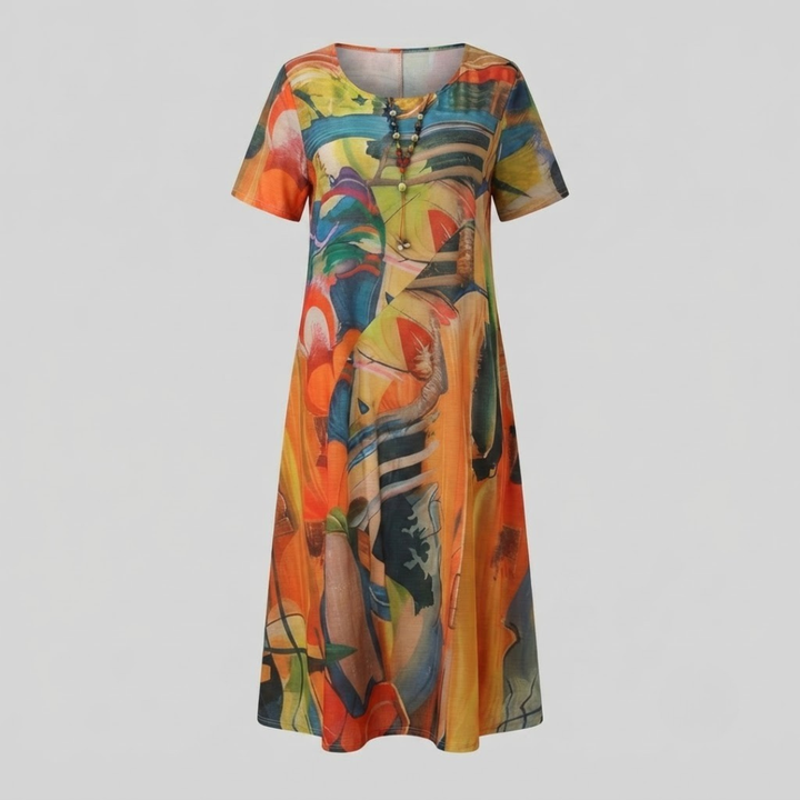 Heather Comfortable Floral Dress