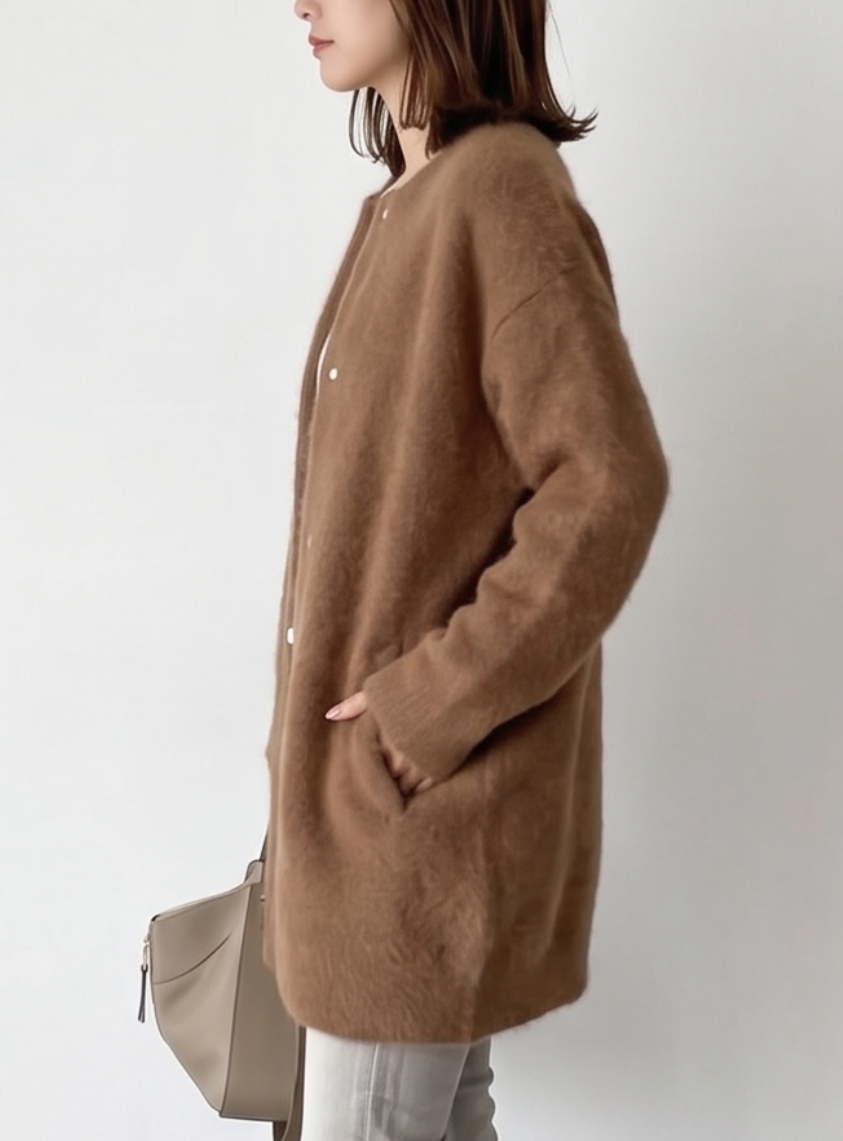 Charlotte Long Cashmere Cardigan