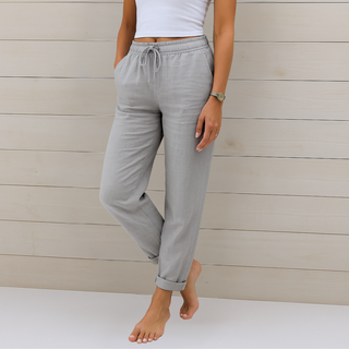 Adrianna Premium Linen Stretch Trousers