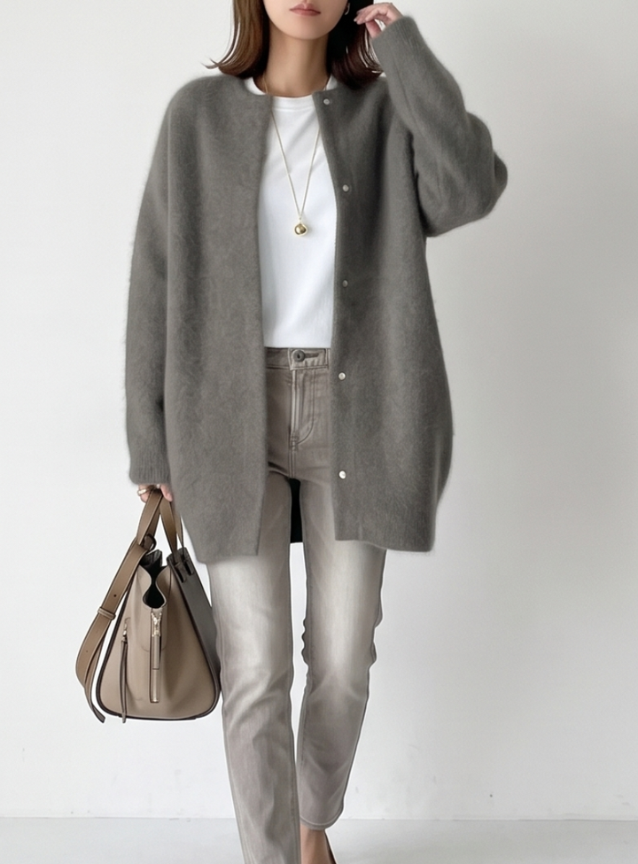 Charlotte Long Cashmere Cardigan