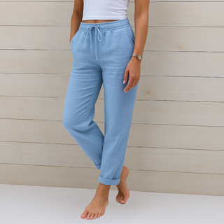 Adrianna Premium Linen Stretch Trousers