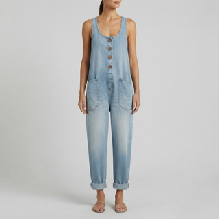 Jessica Denim Overall Jumpsuit
