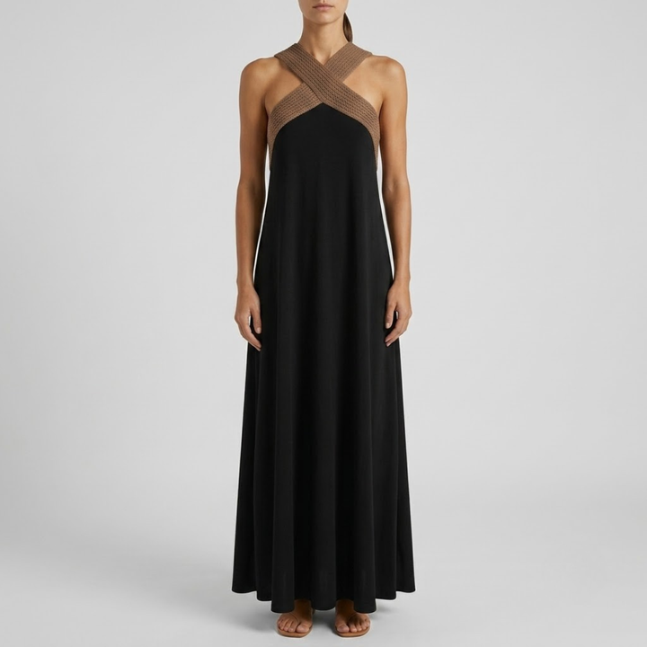 Ruby Breathable Crossed Maxi Dress