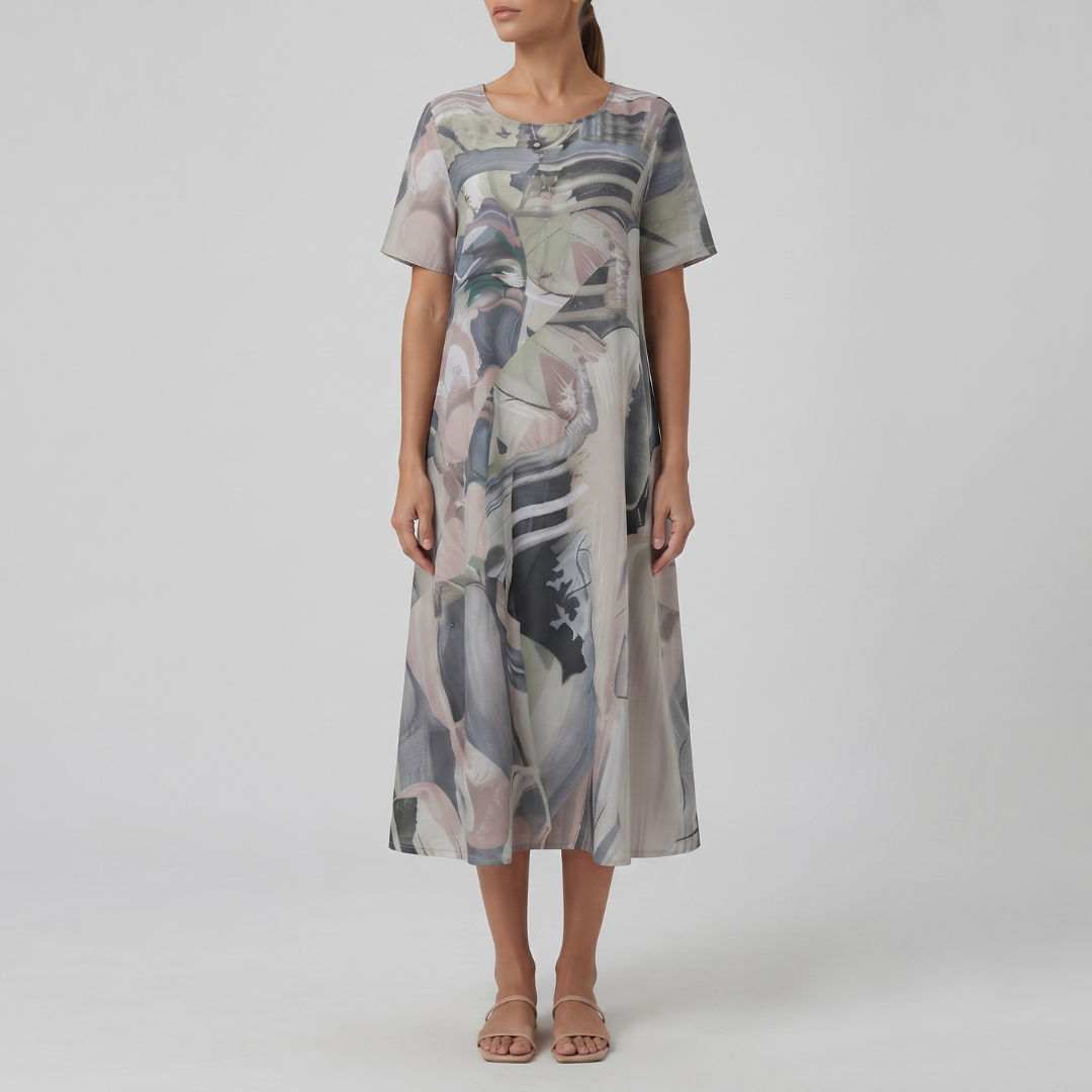 Heather Comfortable Floral Dress