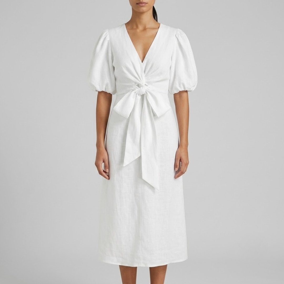 Siena V-Neck Sleeve Dress