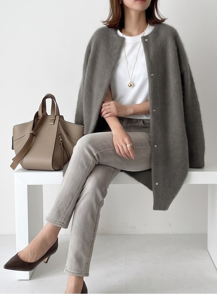 Charlotte Long Cashmere Cardigan