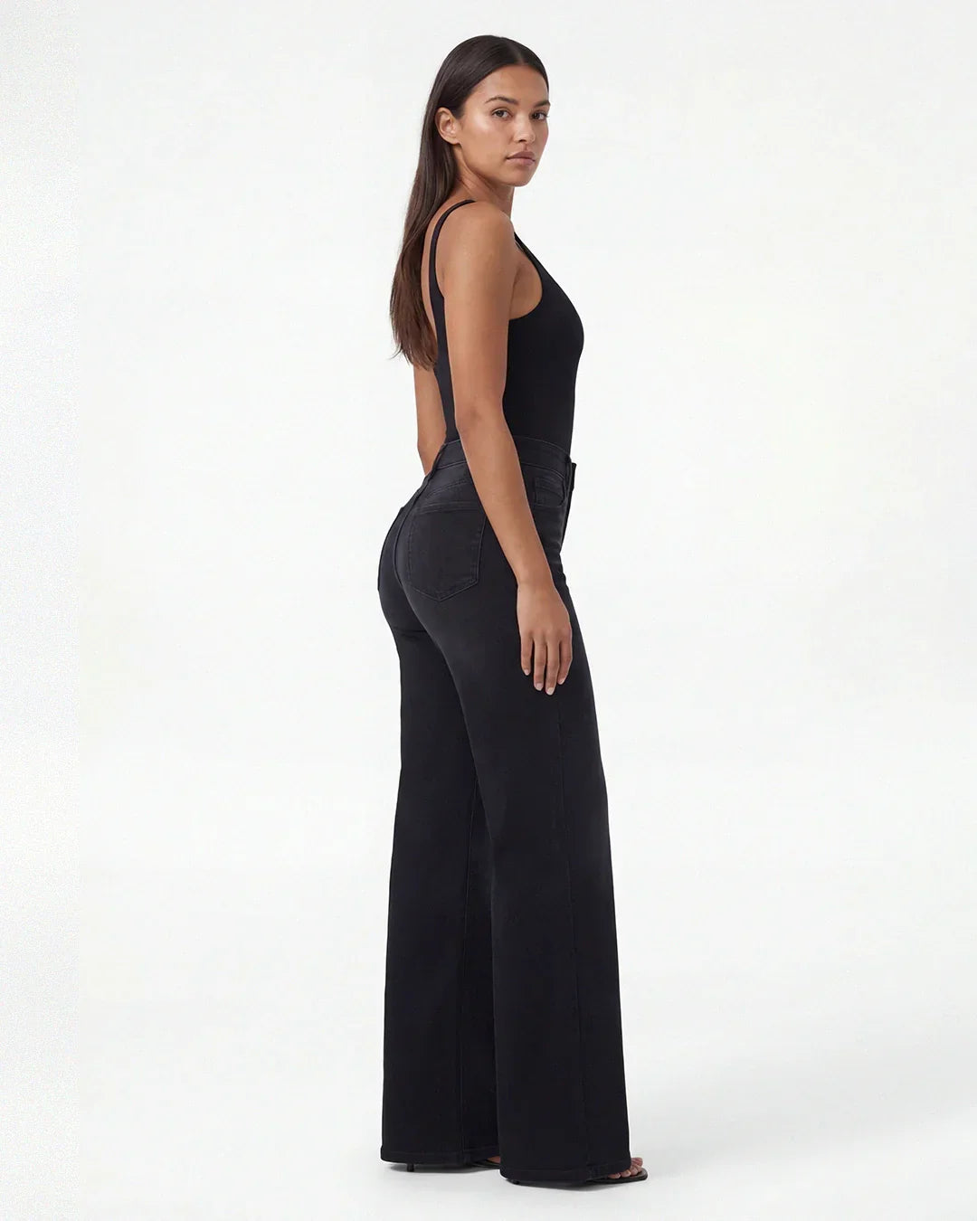 Remerie Mid Rise BBL Wide Leg Jeans