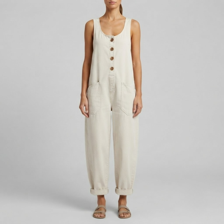 Jessica Denim Overall Jumpsuit