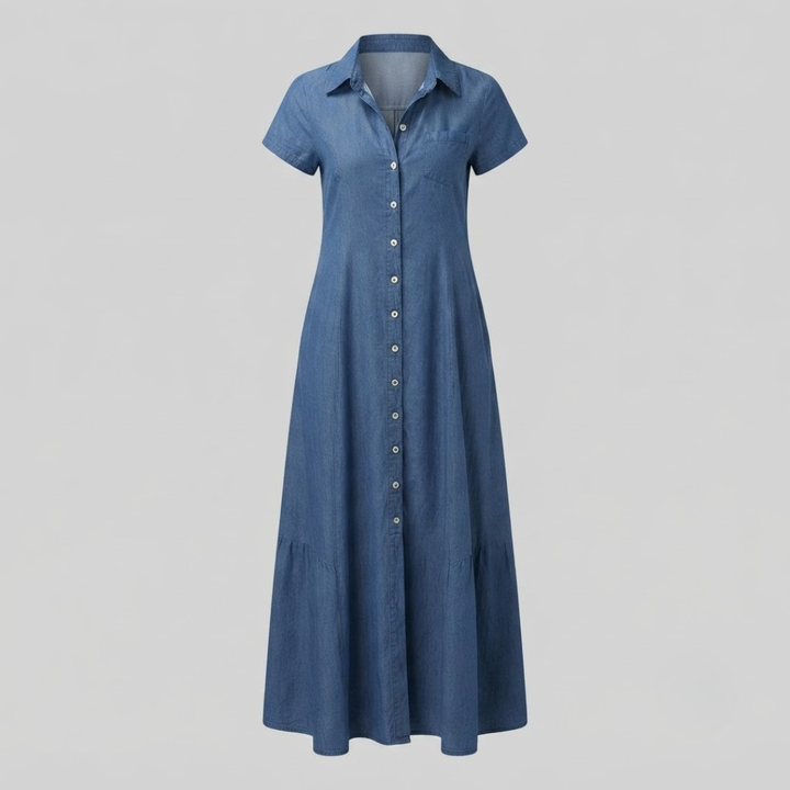 Lakelyn Long Denim Dress