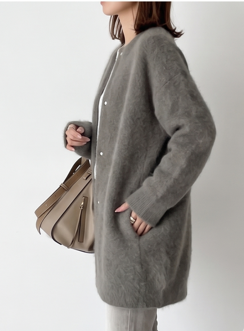 Charlotte Long Cashmere Cardigan