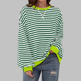 Elara Striped Pullover