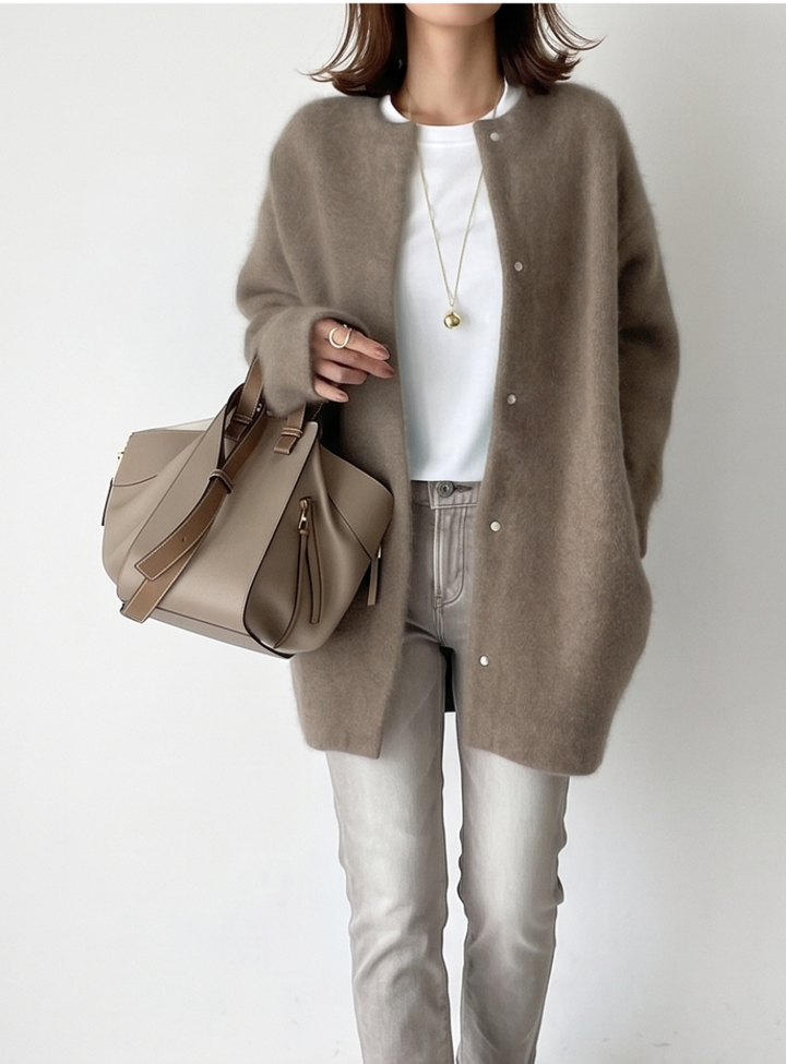 Charlotte Long Cashmere Cardigan