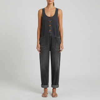 Jessica Denim Overall Jumpsuit