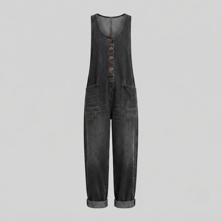 Jessica Denim Overall Jumpsuit
