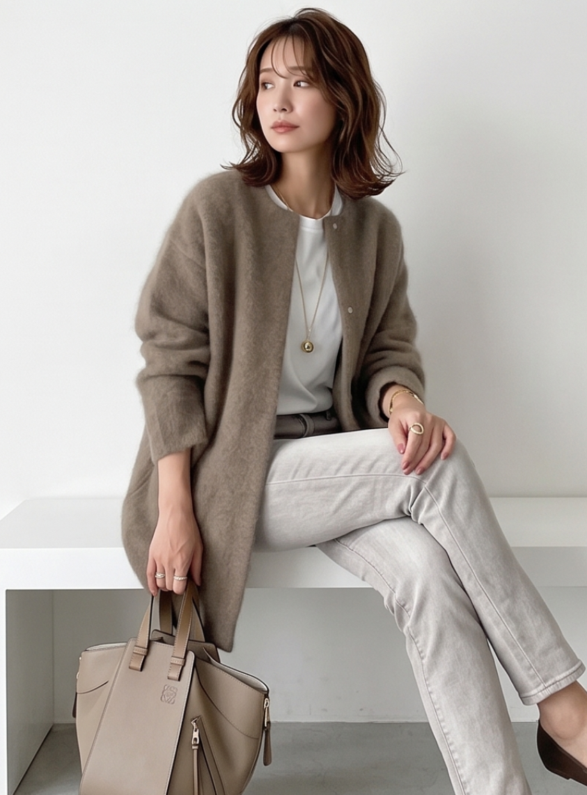 Charlotte Long Cashmere Cardigan