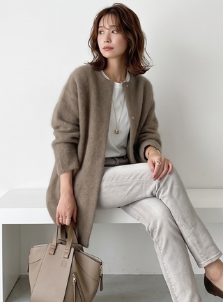 Charlotte Long Cashmere Cardigan