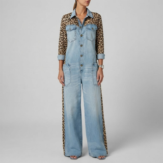 Heidi One Piece Shirt Jumpsuit