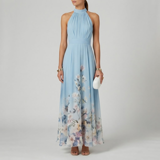 Kali Elegant Floral Maxi Dress
