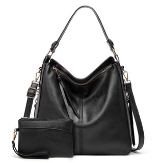 Camellia Leather Hobo Bag