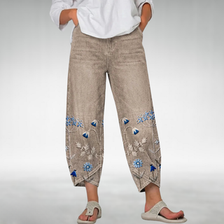 Everlee Floral Pattern Comfort Pants