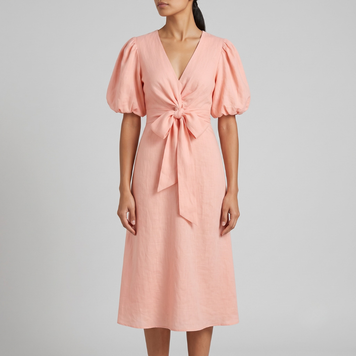 Siena V-Neck Sleeve Dress
