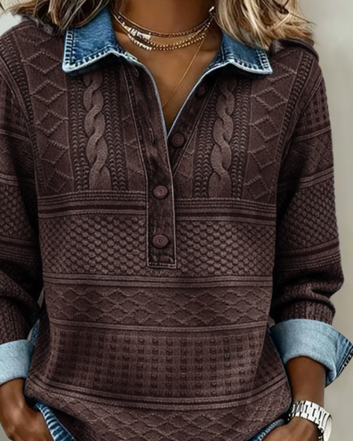 Level Modern Half-Button Sweater