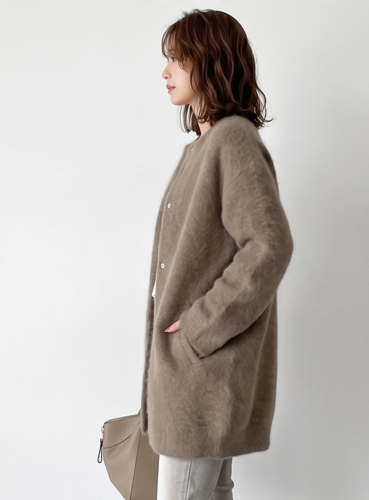 Charlotte Long Cashmere Cardigan