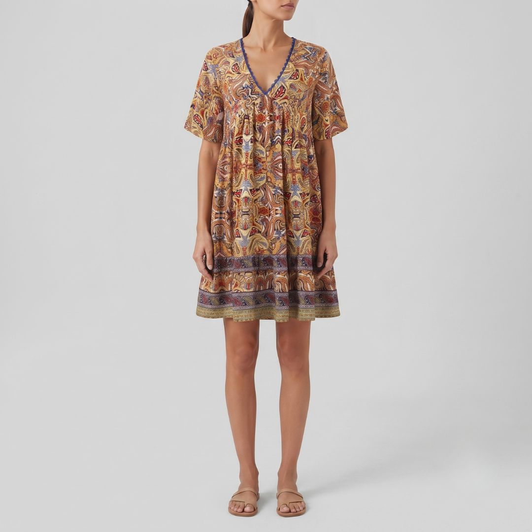 Marie Boho Swing Dress