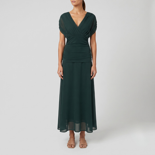 Emelia Elegant V-Neck Maxi Dress