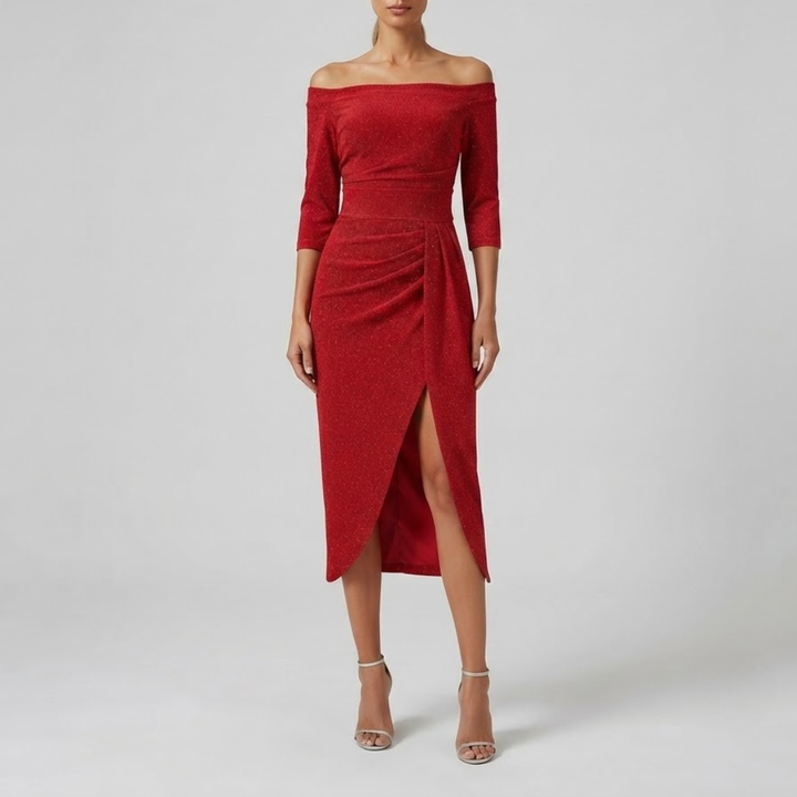 Eirian Off Shoulder Gala Dress
