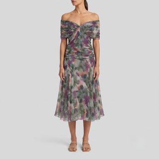 Emelia Elegant V-Neck Maxi Dress
