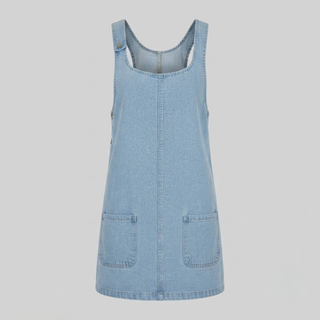 Coraline Casual Denim Overall Dress