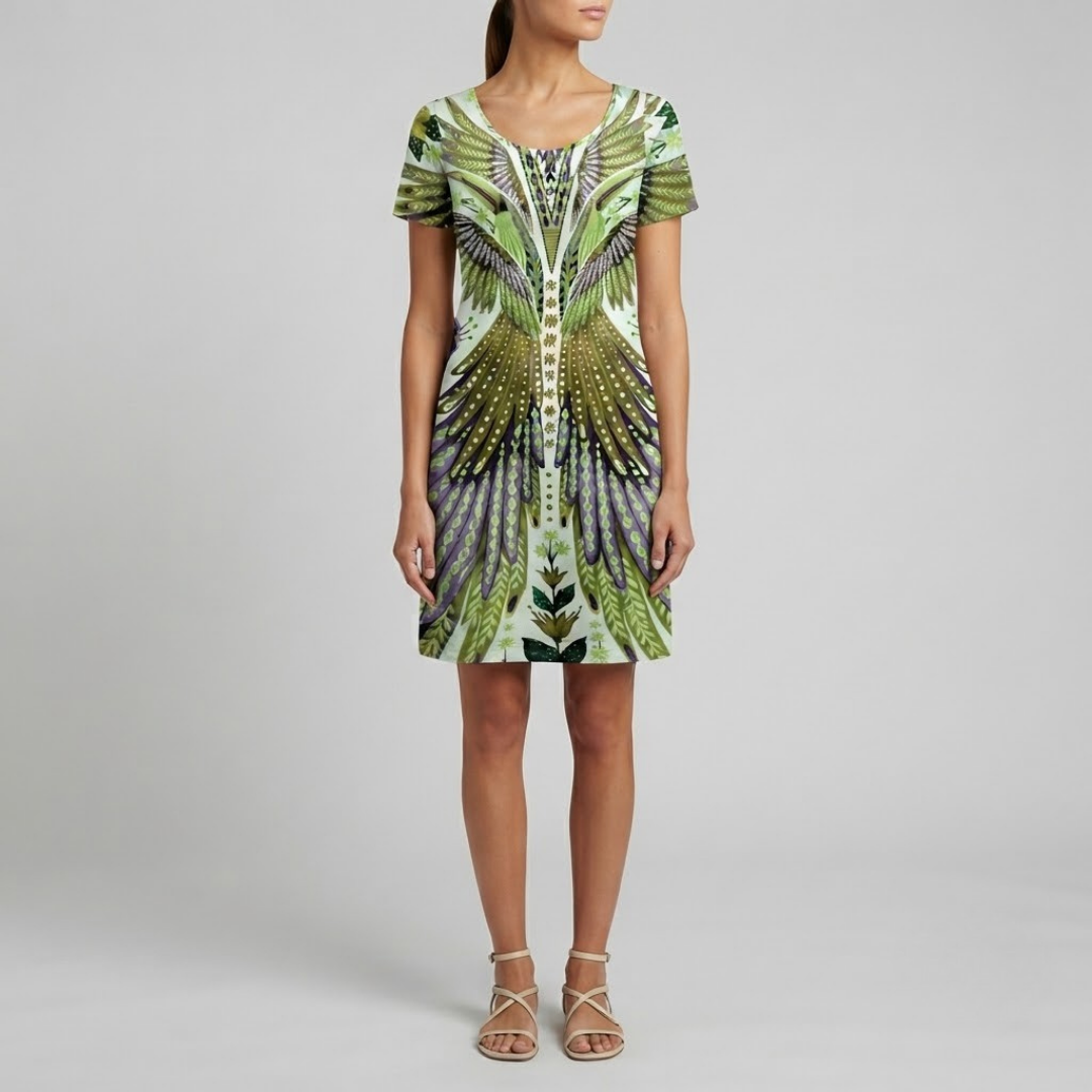 Reese Trendy Ethnic Printed Summer Dress