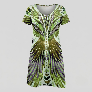 Reese Trendy Ethnic Printed Summer Dress