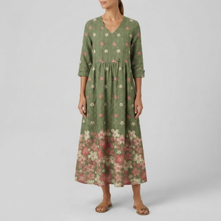 Emery Vintage Floral Maxi Dress