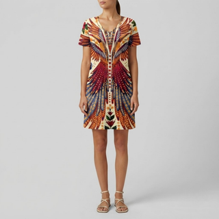 Reese Trendy Ethnic Printed Summer Dress