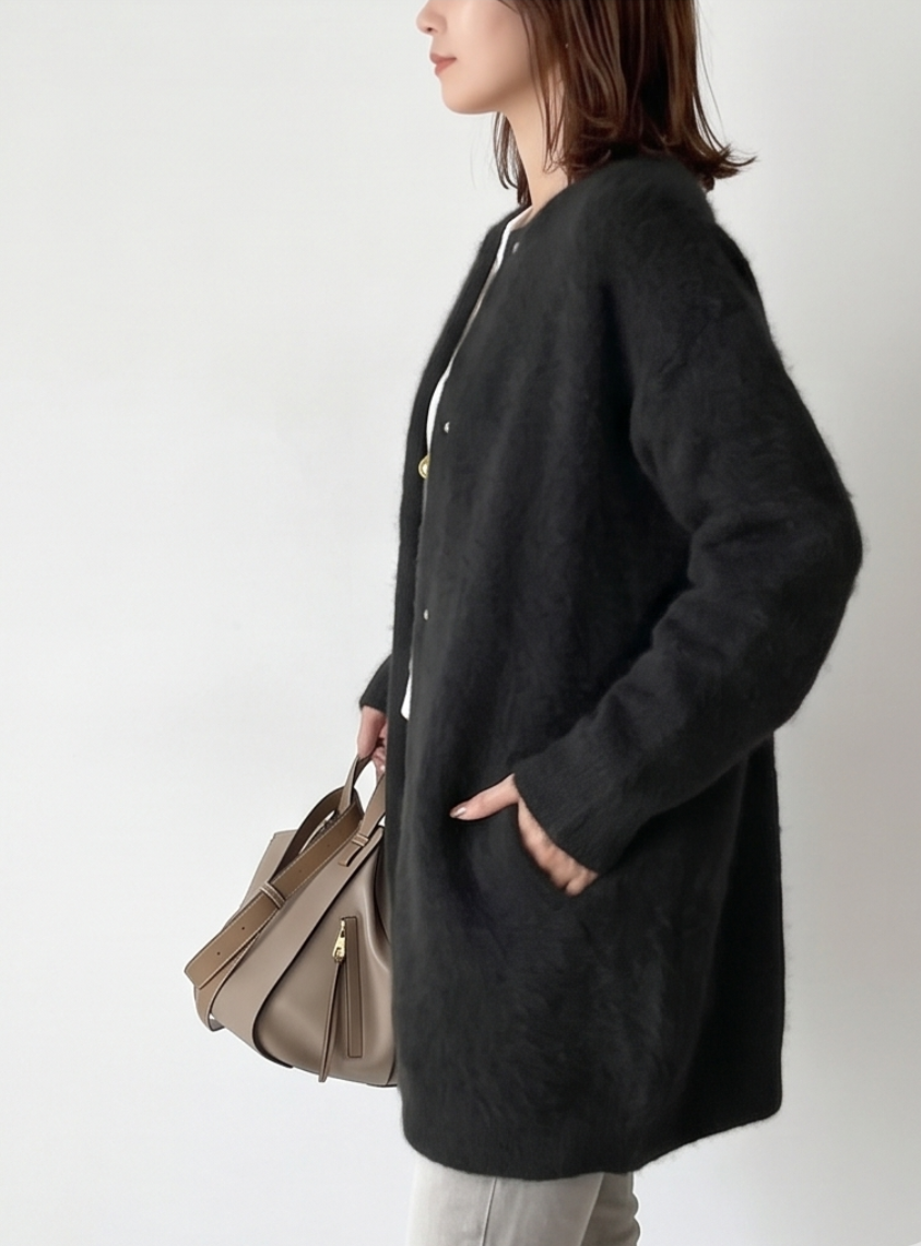 Charlotte Long Cashmere Cardigan
