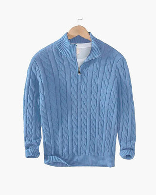 KESWICK Cable Knit Quarter Zip