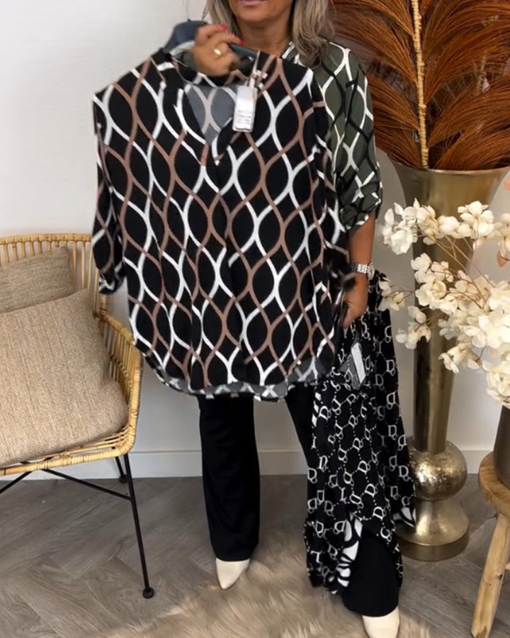 Alisha Graphic Print Blouse