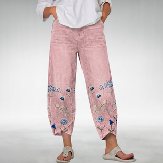Everlee Floral Pattern Comfort Pants